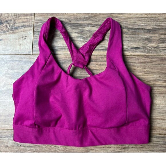 All in Motion 3 Piece Activewear Set Size Large Magenta Leggings Top Bra Women’s - Picture 11 of 14